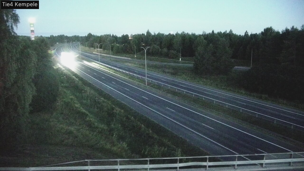 Weather Camera Image Väg 4 Kempele, Zeppelin, Kempele, Pohjois-Pohjanmaa