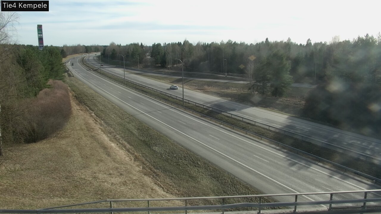 Weather Camera Image Väg 4 Kempele, Zeppelin, Kempele, Pohjois-Pohjanmaa