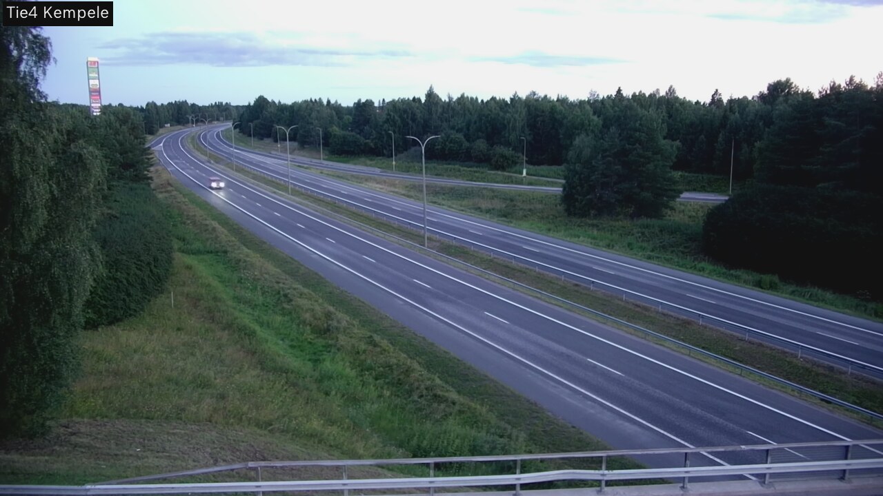 Weather Camera Image Väg 4 Kempele, Zeppelin, Kempele, Pohjois-Pohjanmaa