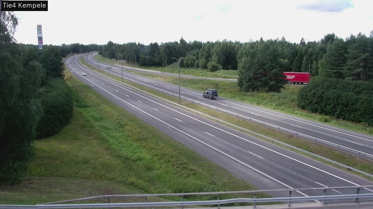 Weather Camera Image Väg 4 Kempele, Zeppelin, Kempele, Pohjois-Pohjanmaa