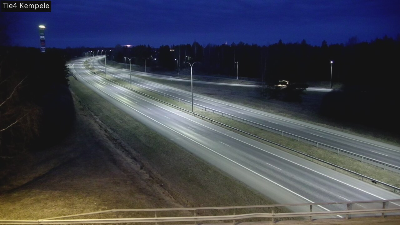 Weather Camera Image Väg 4 Kempele, Zeppelin, Kempele, Pohjois-Pohjanmaa