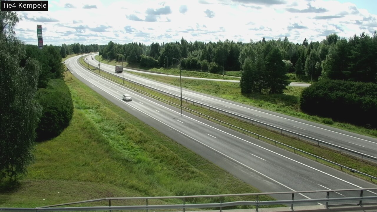 Weather Camera Image Väg 4 Kempele, Zeppelin, Kempele, Pohjois-Pohjanmaa