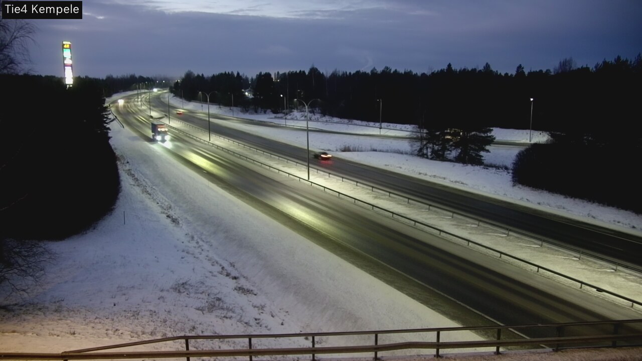 Weather Camera Image Väg 4 Kempele, Zeppelin, Kempele, Pohjois-Pohjanmaa