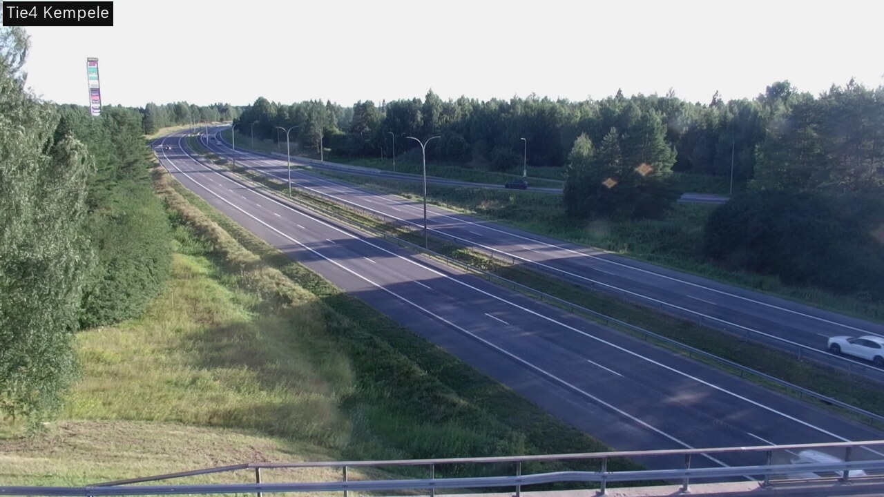 Weather Camera Image Väg 4 Kempele, Zeppelin, Kempele, Pohjois-Pohjanmaa