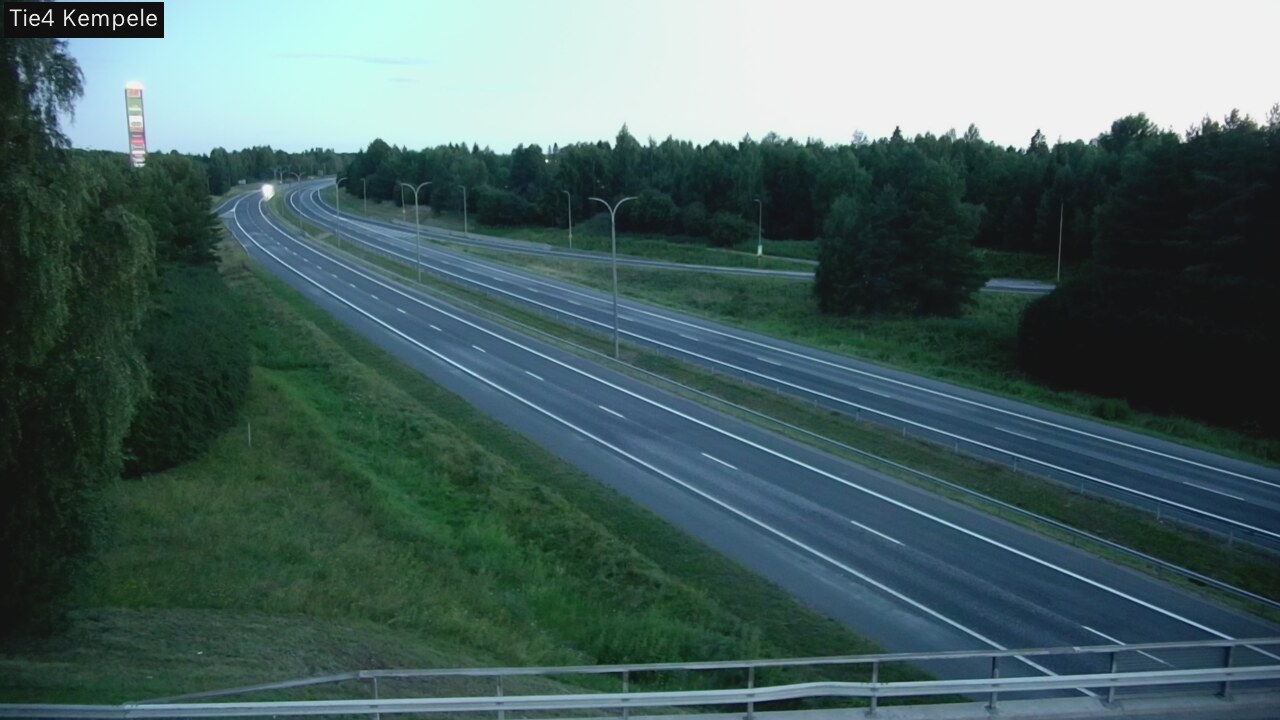 Weather Camera Image Väg 4 Kempele, Zeppelin, Kempele, Pohjois-Pohjanmaa