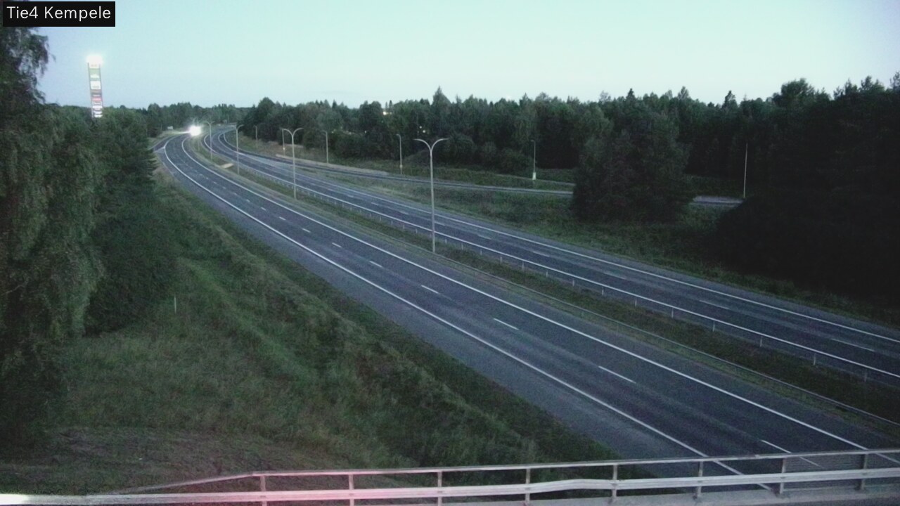Weather Camera Image Väg 4 Kempele, Zeppelin, Kempele, Pohjois-Pohjanmaa