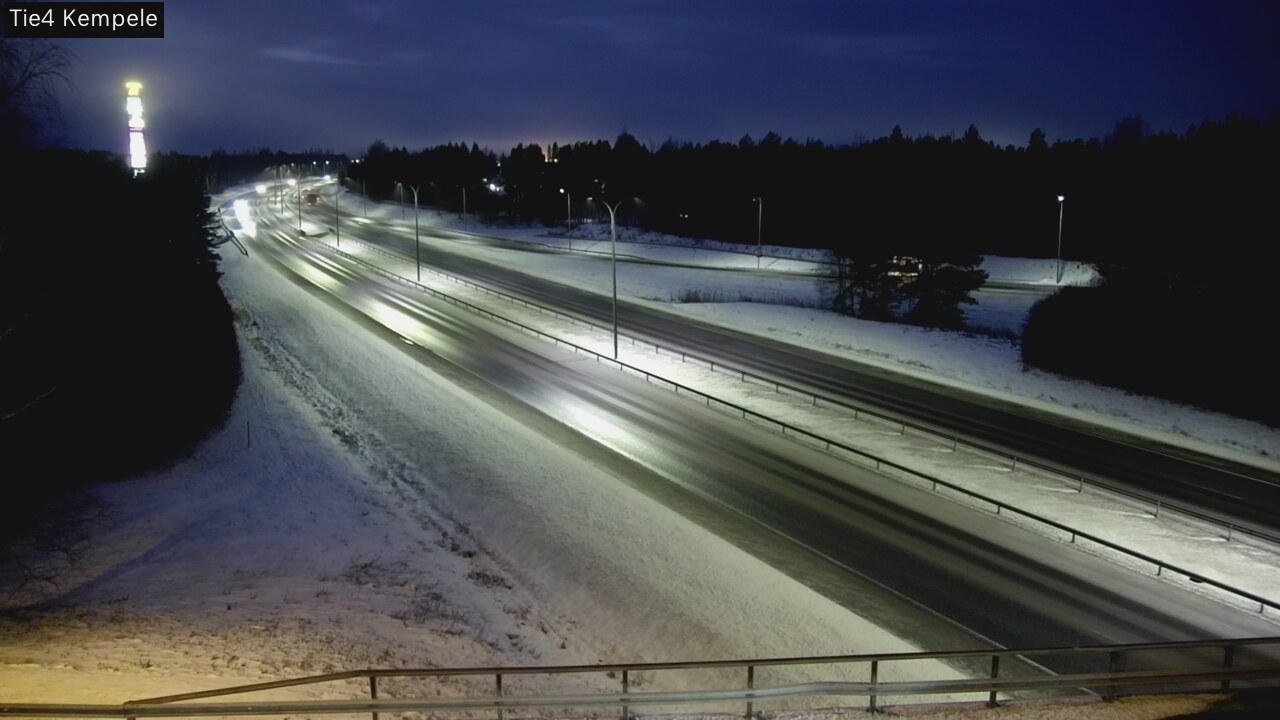 Weather Camera Image Väg 4 Kempele, Zeppelin, Kempele, Pohjois-Pohjanmaa