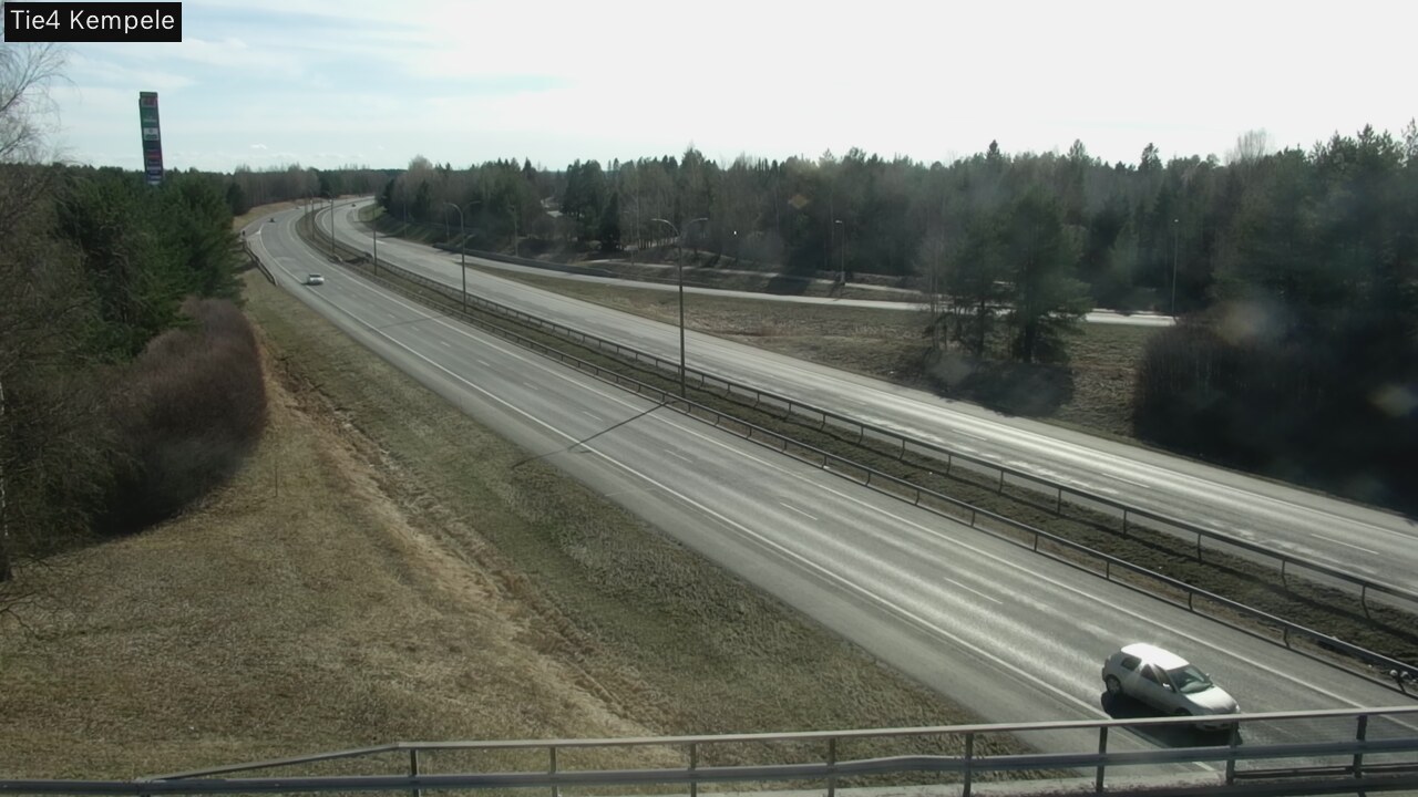 Weather Camera Image Väg 4 Kempele, Zeppelin, Kempele, Pohjois-Pohjanmaa