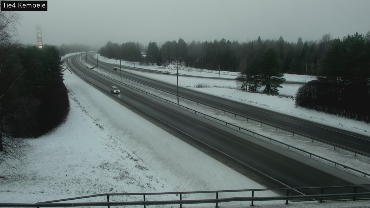 Weather Camera Image Väg 4 Kempele, Zeppelin, Kempele, Pohjois-Pohjanmaa