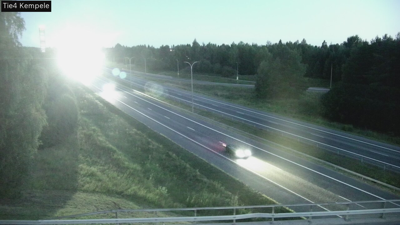 Weather Camera Image Väg 4 Kempele, Zeppelin, Kempele, Pohjois-Pohjanmaa