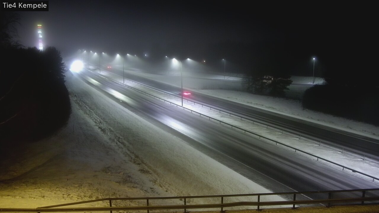 Weather Camera Image Väg 4 Kempele, Zeppelin, Kempele, Pohjois-Pohjanmaa