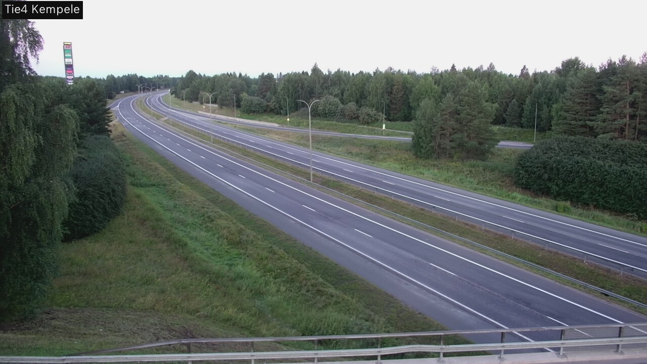Weather Camera Image Väg 4 Kempele, Zeppelin, Kempele, Pohjois-Pohjanmaa
