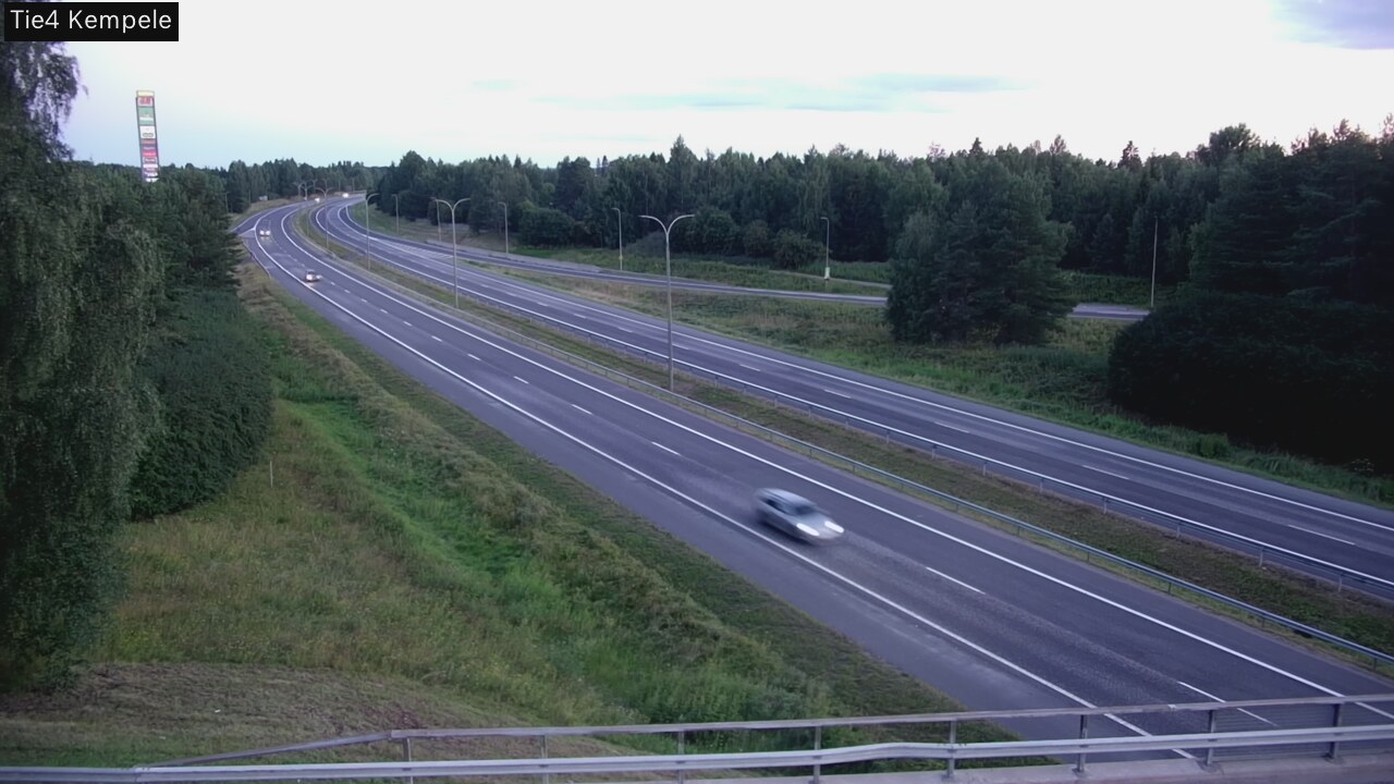 Weather Camera Image Väg 4 Kempele, Zeppelin, Kempele, Pohjois-Pohjanmaa