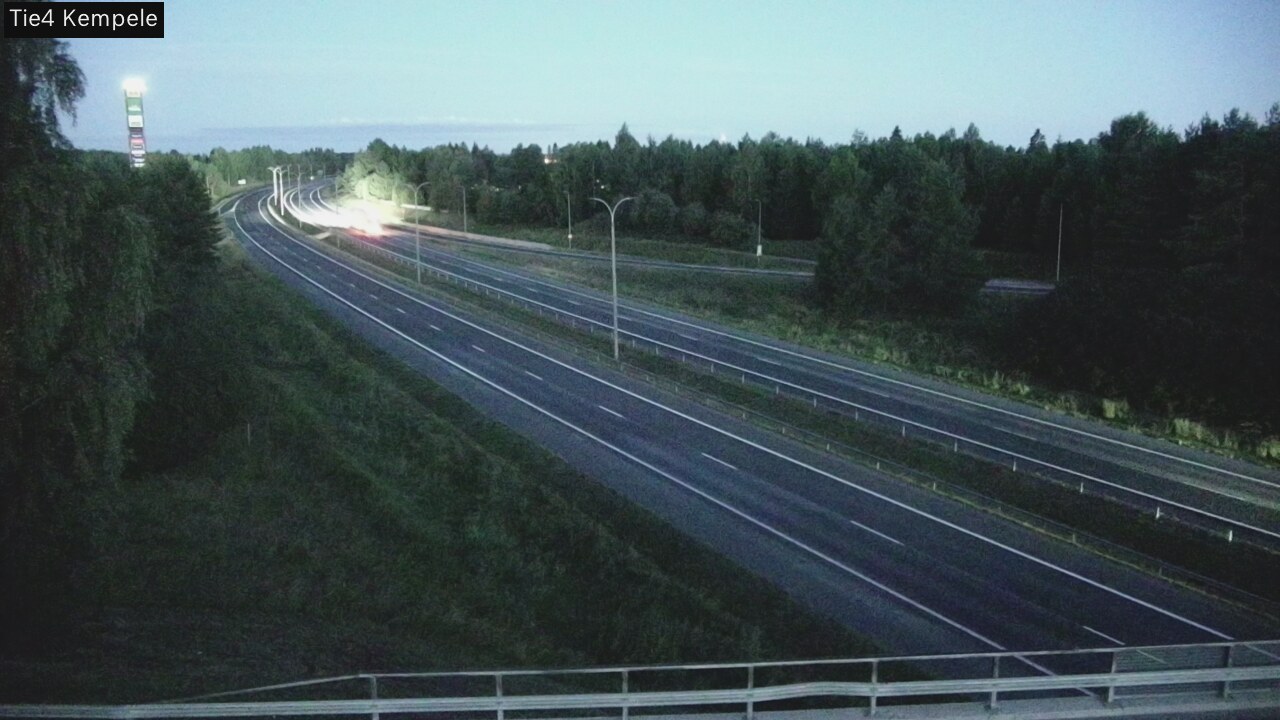 Weather Camera Image Väg 4 Kempele, Zeppelin, Kempele, Pohjois-Pohjanmaa