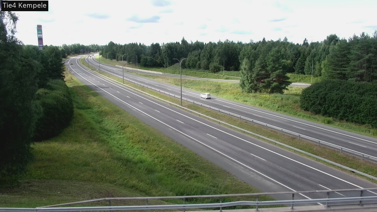 Weather Camera Image Väg 4 Kempele, Zeppelin, Kempele, Pohjois-Pohjanmaa