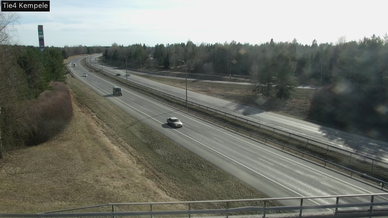 Weather Camera Image Väg 4 Kempele, Zeppelin, Kempele, Pohjois-Pohjanmaa