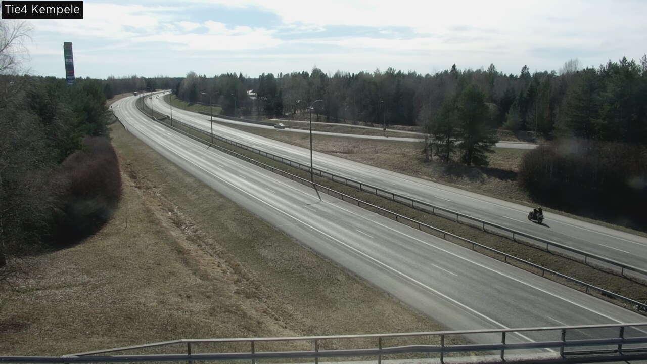 Weather Camera Image Väg 4 Kempele, Zeppelin, Kempele, Pohjois-Pohjanmaa