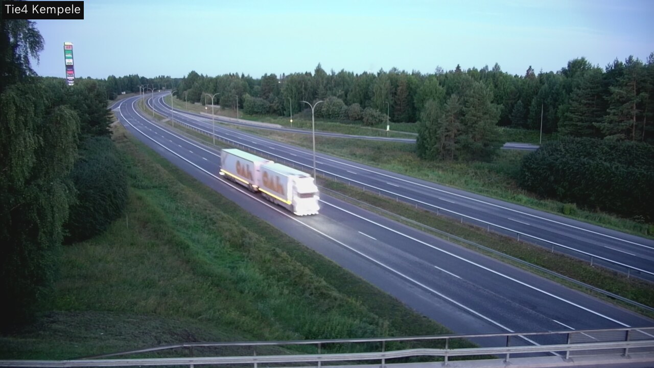 Weather Camera Image Väg 4 Kempele, Zeppelin, Kempele, Pohjois-Pohjanmaa