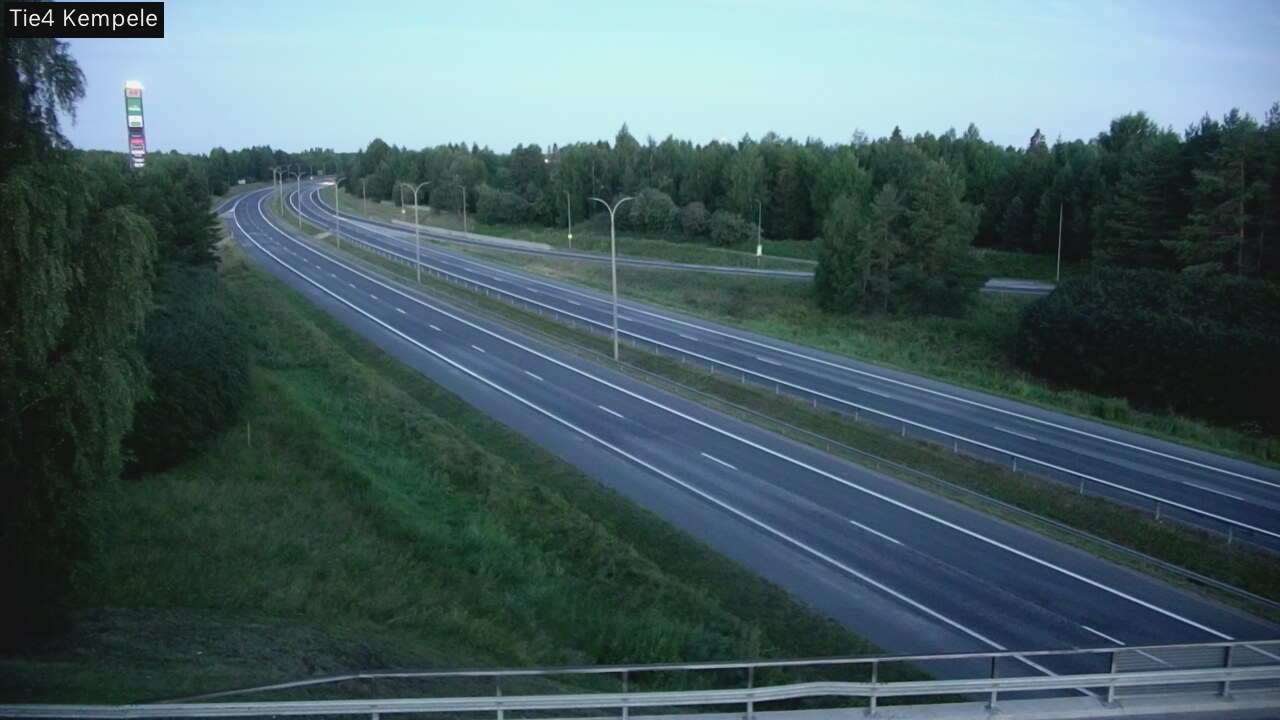 Weather Camera Image Väg 4 Kempele, Zeppelin, Kempele, Pohjois-Pohjanmaa
