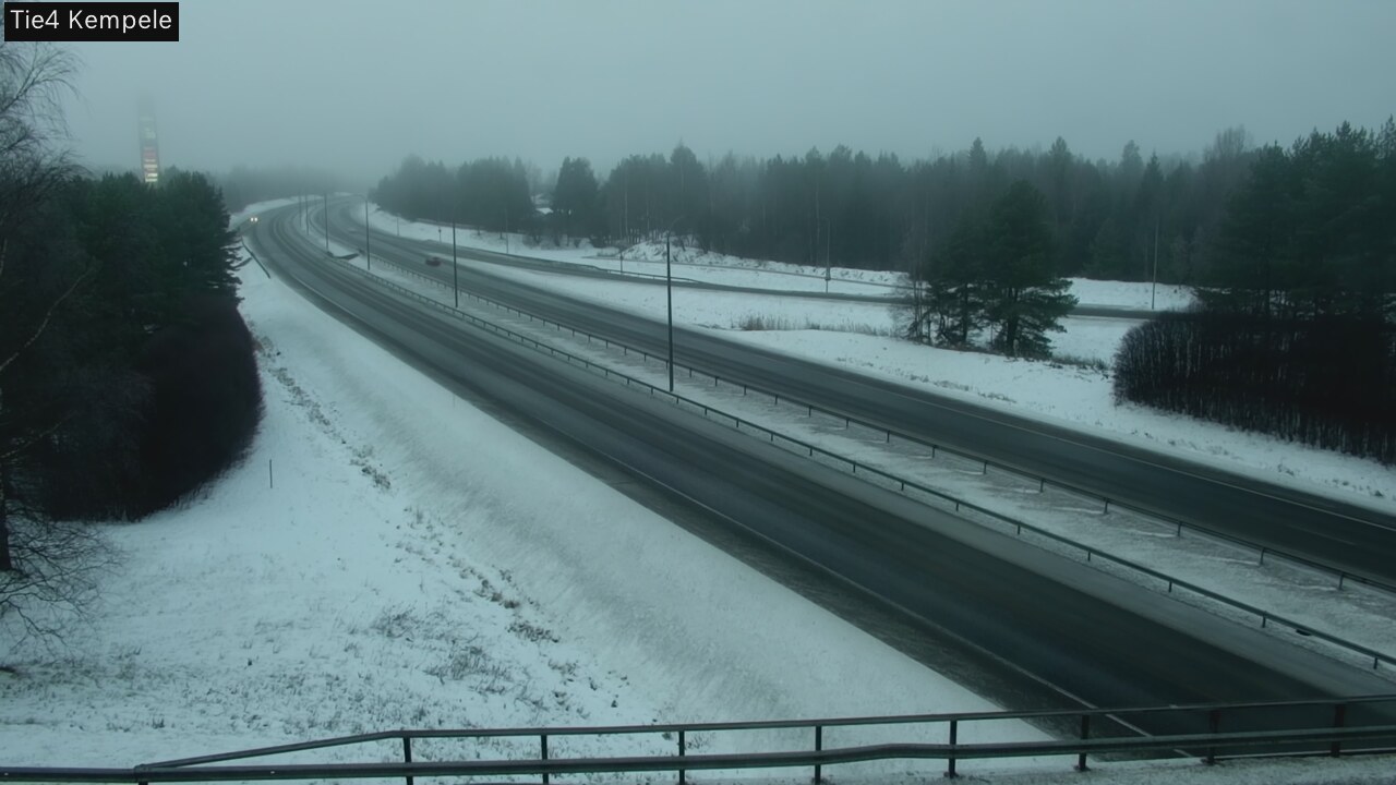 Weather Camera Image Väg 4 Kempele, Zeppelin, Kempele, Pohjois-Pohjanmaa