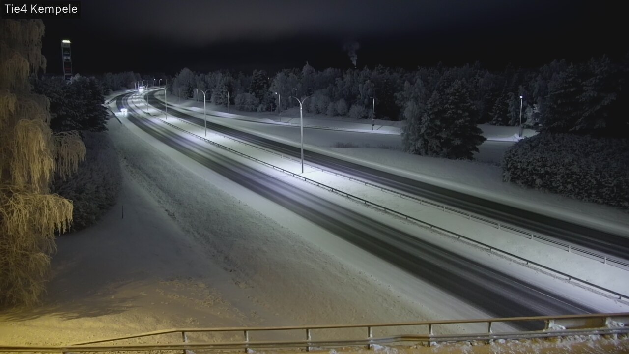 Weather Camera Image Väg 4 Kempele, Zeppelin, Kempele, Pohjois-Pohjanmaa