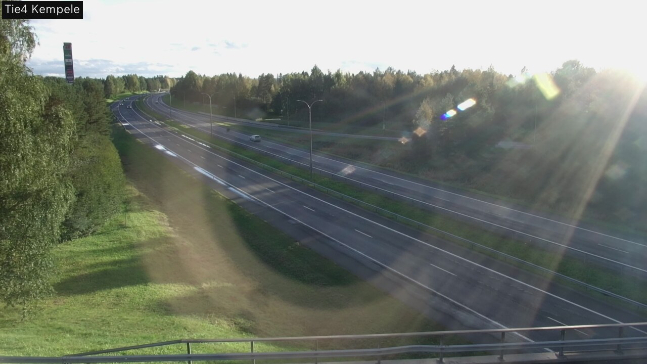 Kelikamerat Kuva Tie 4 Kempele, Zeppelin, Kempele, Pohjois-Pohjanmaa