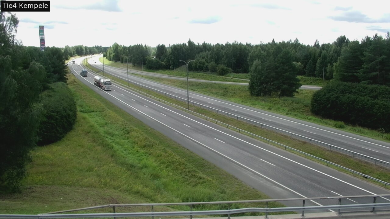 Weather Camera Image Väg 4 Kempele, Zeppelin, Kempele, Pohjois-Pohjanmaa