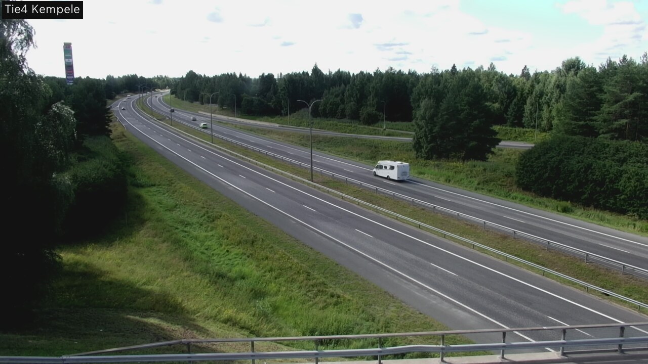 Weather Camera Image Väg 4 Kempele, Zeppelin, Kempele, Pohjois-Pohjanmaa
