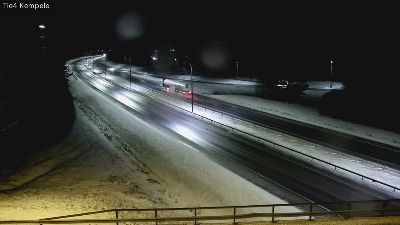 Weather Camera Image Väg 4 Kempele, Zeppelin, Kempele, Pohjois-Pohjanmaa