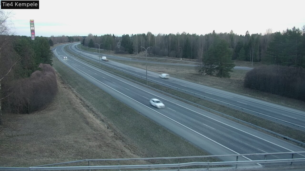 Weather Camera Image Väg 4 Kempele, Zeppelin, Kempele, Pohjois-Pohjanmaa