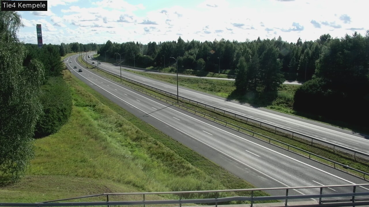 Weather Camera Image Väg 4 Kempele, Zeppelin, Kempele, Pohjois-Pohjanmaa
