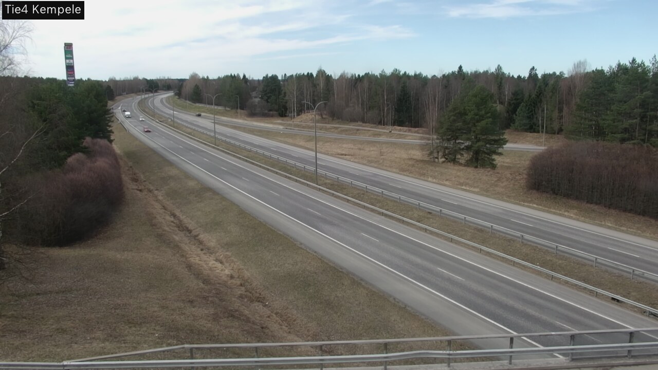 Weather Camera Image Väg 4 Kempele, Zeppelin, Kempele, Pohjois-Pohjanmaa