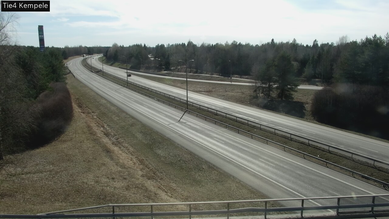 Weather Camera Image Väg 4 Kempele, Zeppelin, Kempele, Pohjois-Pohjanmaa