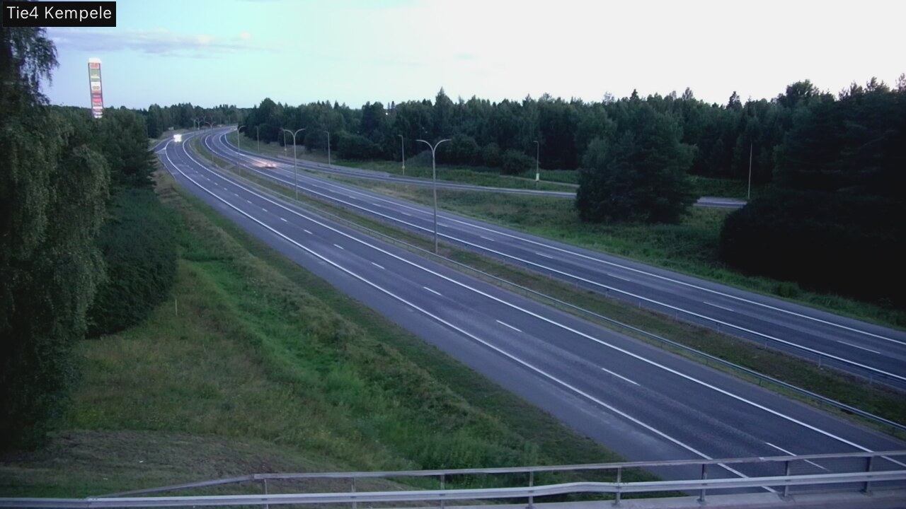 Weather Camera Image Väg 4 Kempele, Zeppelin, Kempele, Pohjois-Pohjanmaa