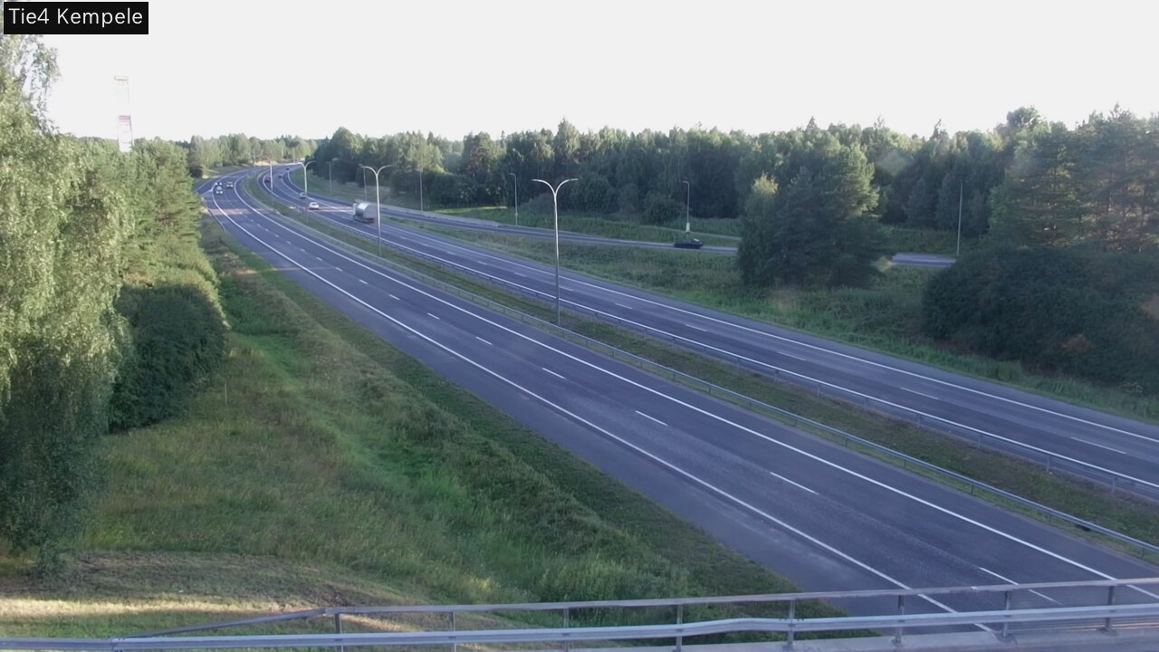 Weather Camera Image Väg 4 Kempele, Zeppelin, Kempele, Pohjois-Pohjanmaa