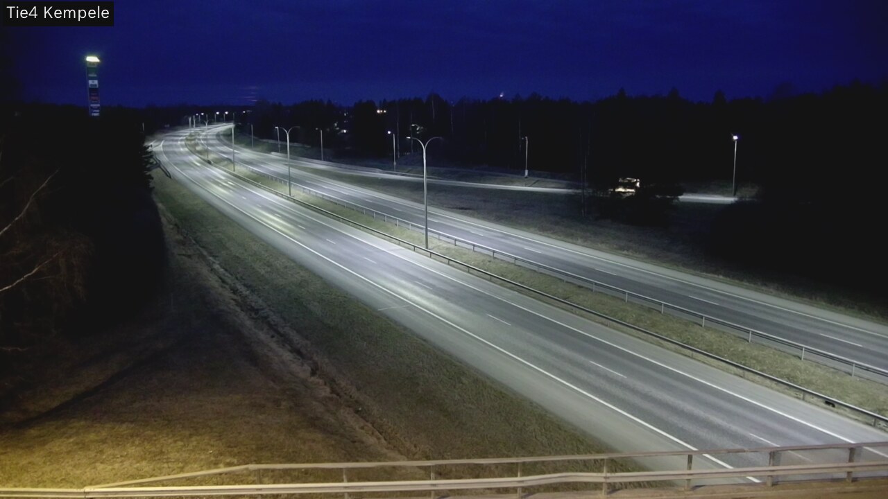 Weather Camera Image Väg 4 Kempele, Zeppelin, Kempele, Pohjois-Pohjanmaa