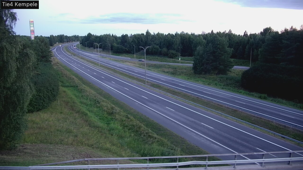 Weather Camera Image Väg 4 Kempele, Zeppelin, Kempele, Pohjois-Pohjanmaa
