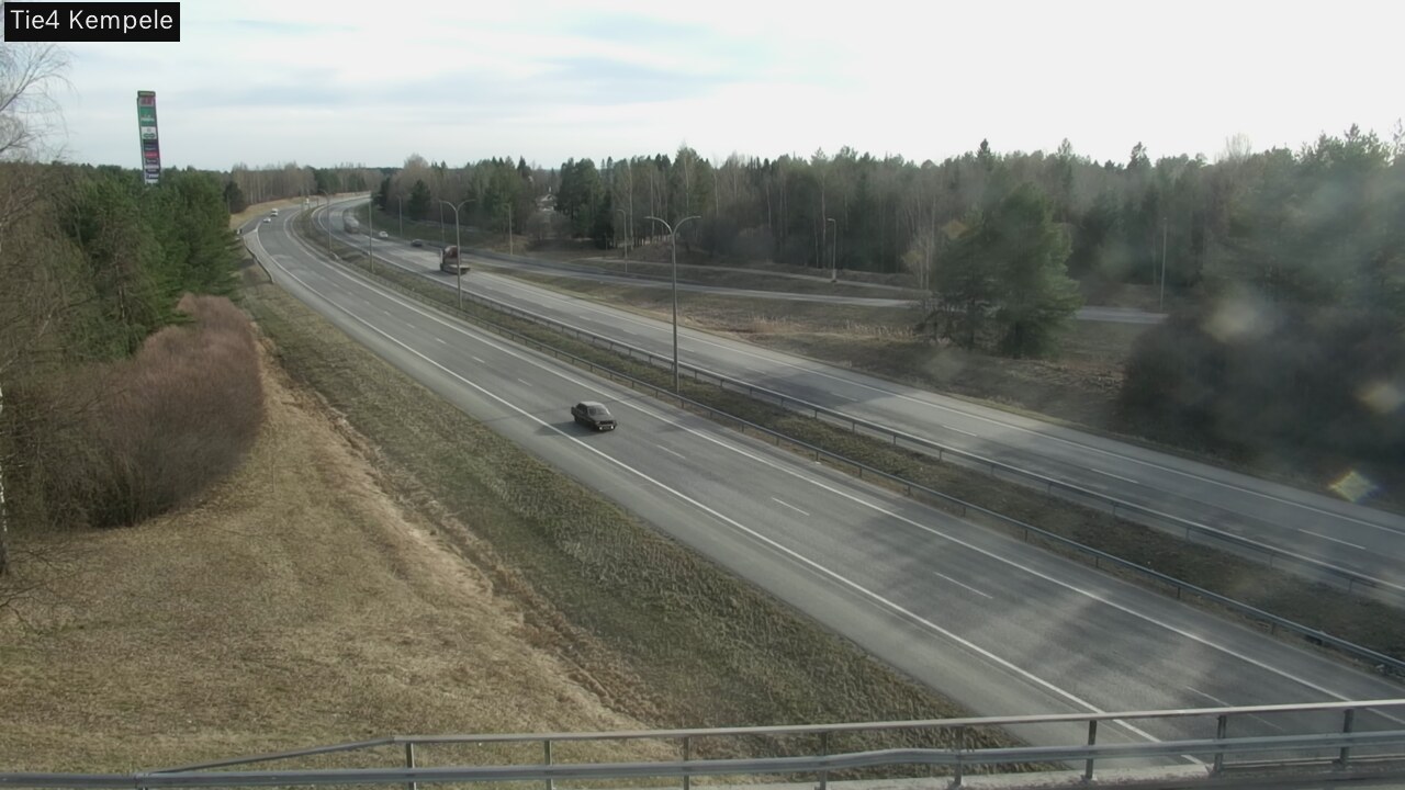 Weather Camera Image Väg 4 Kempele, Zeppelin, Kempele, Pohjois-Pohjanmaa