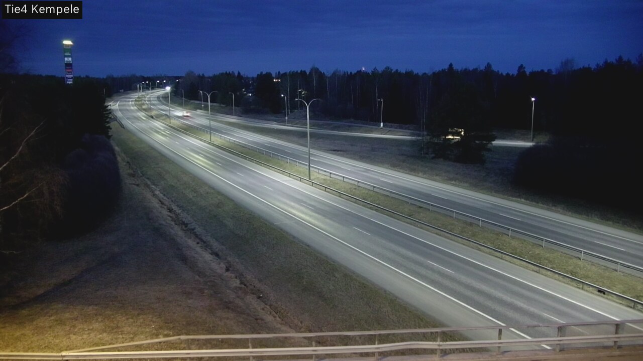 Weather Camera Image Väg 4 Kempele, Zeppelin, Kempele, Pohjois-Pohjanmaa