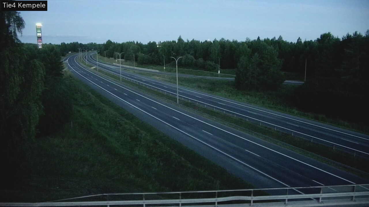 Weather Camera Image Väg 4 Kempele, Zeppelin, Kempele, Pohjois-Pohjanmaa
