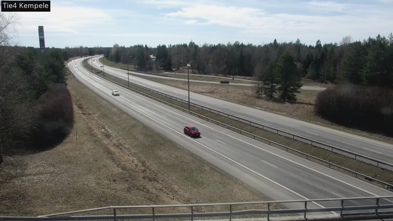 Weather Camera Image Väg 4 Kempele, Zeppelin, Kempele, Pohjois-Pohjanmaa