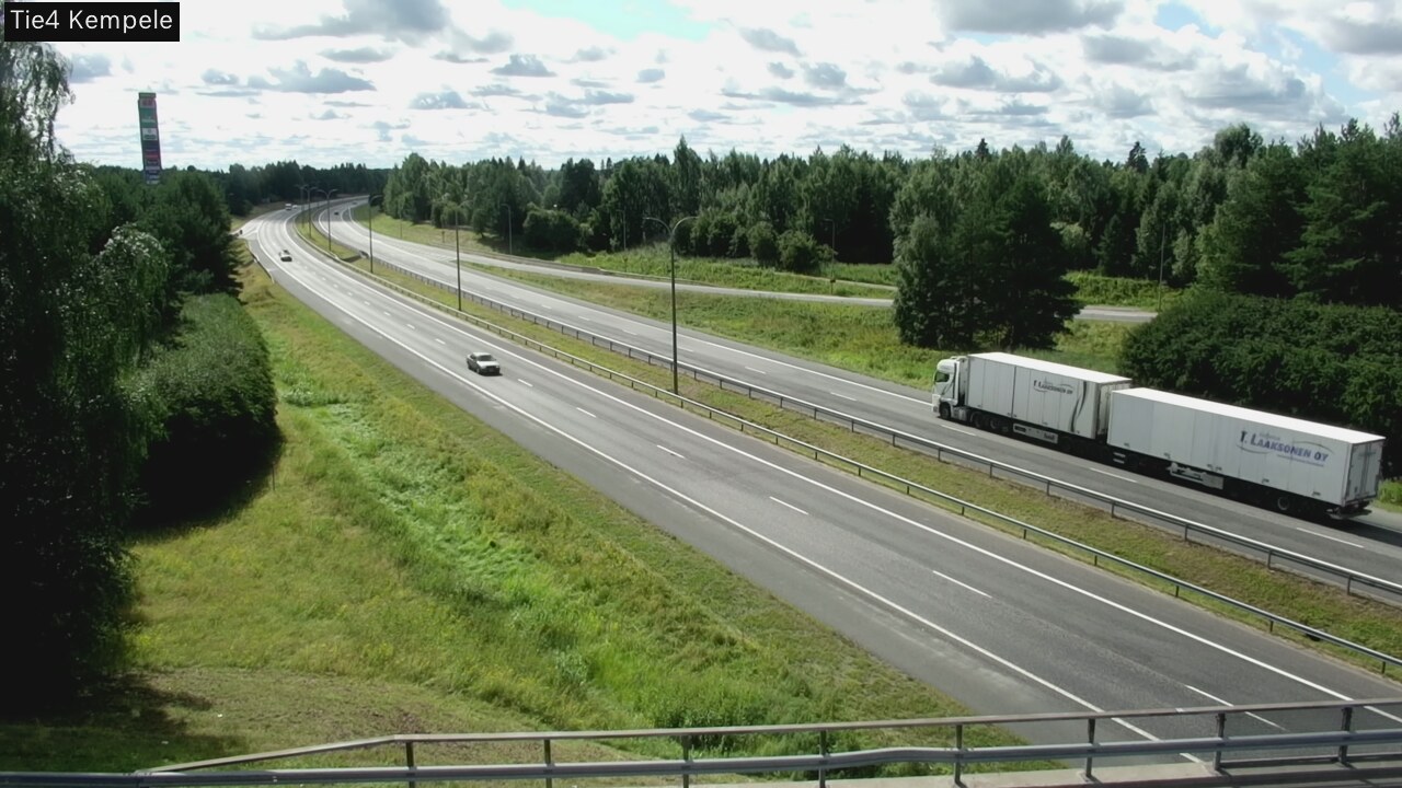 Weather Camera Image Väg 4 Kempele, Zeppelin, Kempele, Pohjois-Pohjanmaa