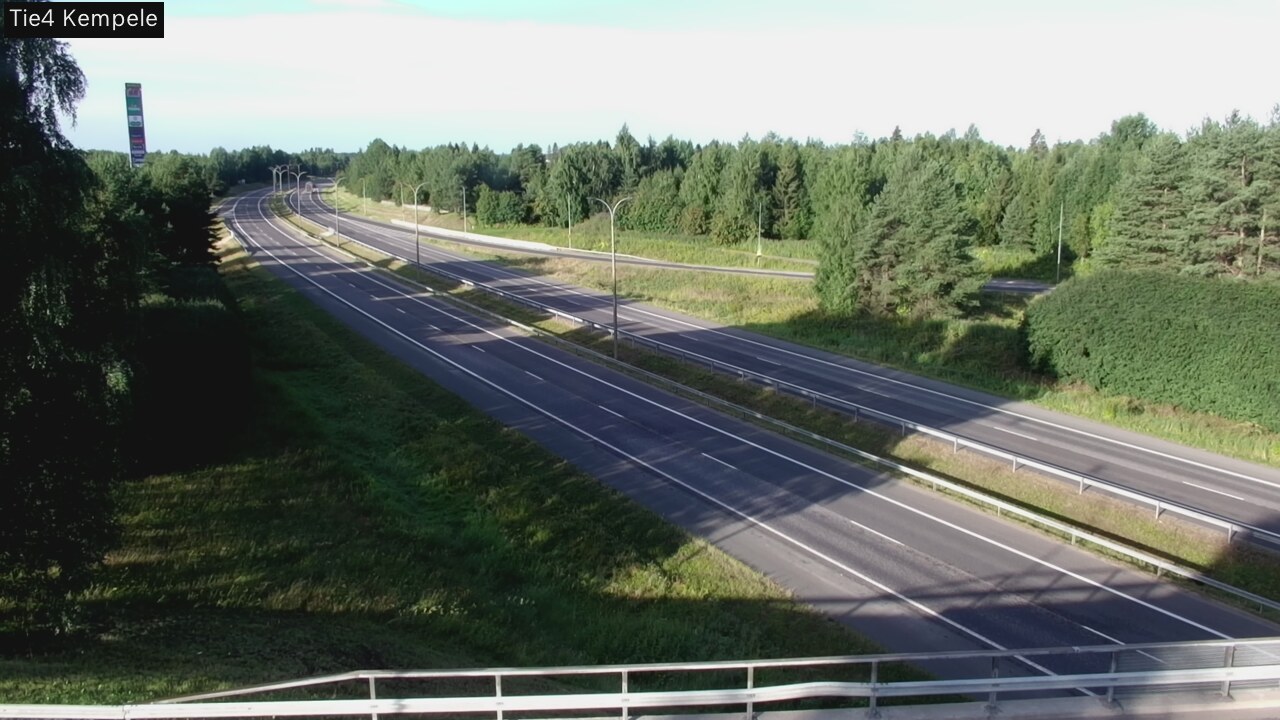 Weather Camera Image Väg 4 Kempele, Zeppelin, Kempele, Pohjois-Pohjanmaa