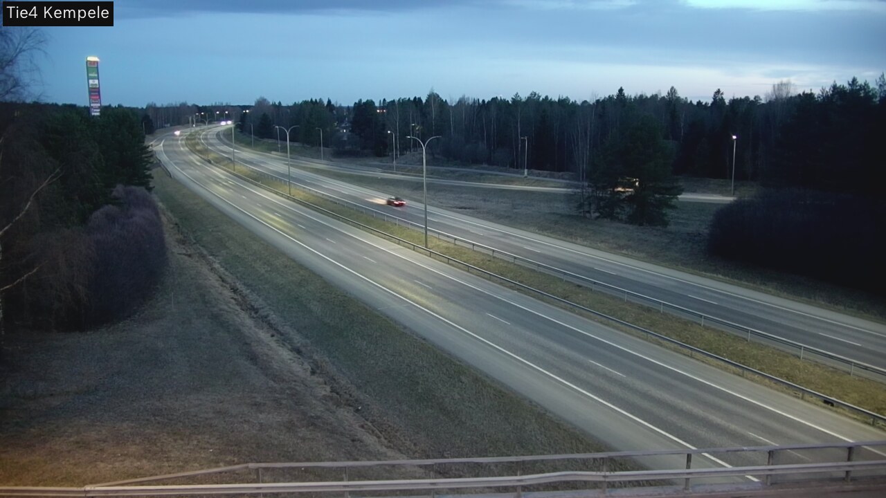 Weather Camera Image Väg 4 Kempele, Zeppelin, Kempele, Pohjois-Pohjanmaa