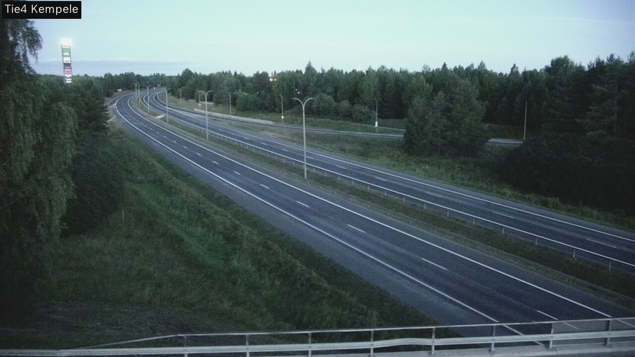 Weather Camera Image Väg 4 Kempele, Zeppelin, Kempele, Pohjois-Pohjanmaa