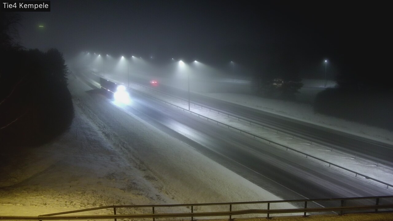 Weather Camera Image Väg 4 Kempele, Zeppelin, Kempele, Pohjois-Pohjanmaa