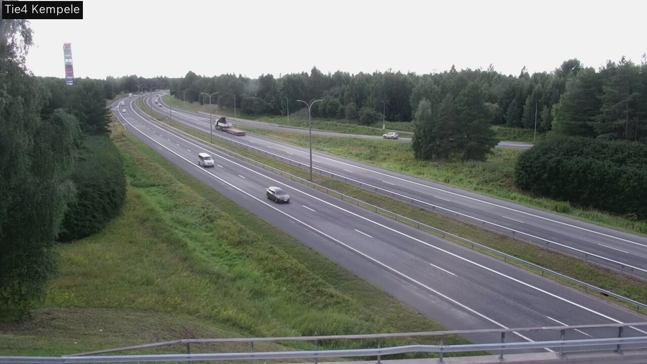 Weather Camera Image Väg 4 Kempele, Zeppelin, Kempele, Pohjois-Pohjanmaa