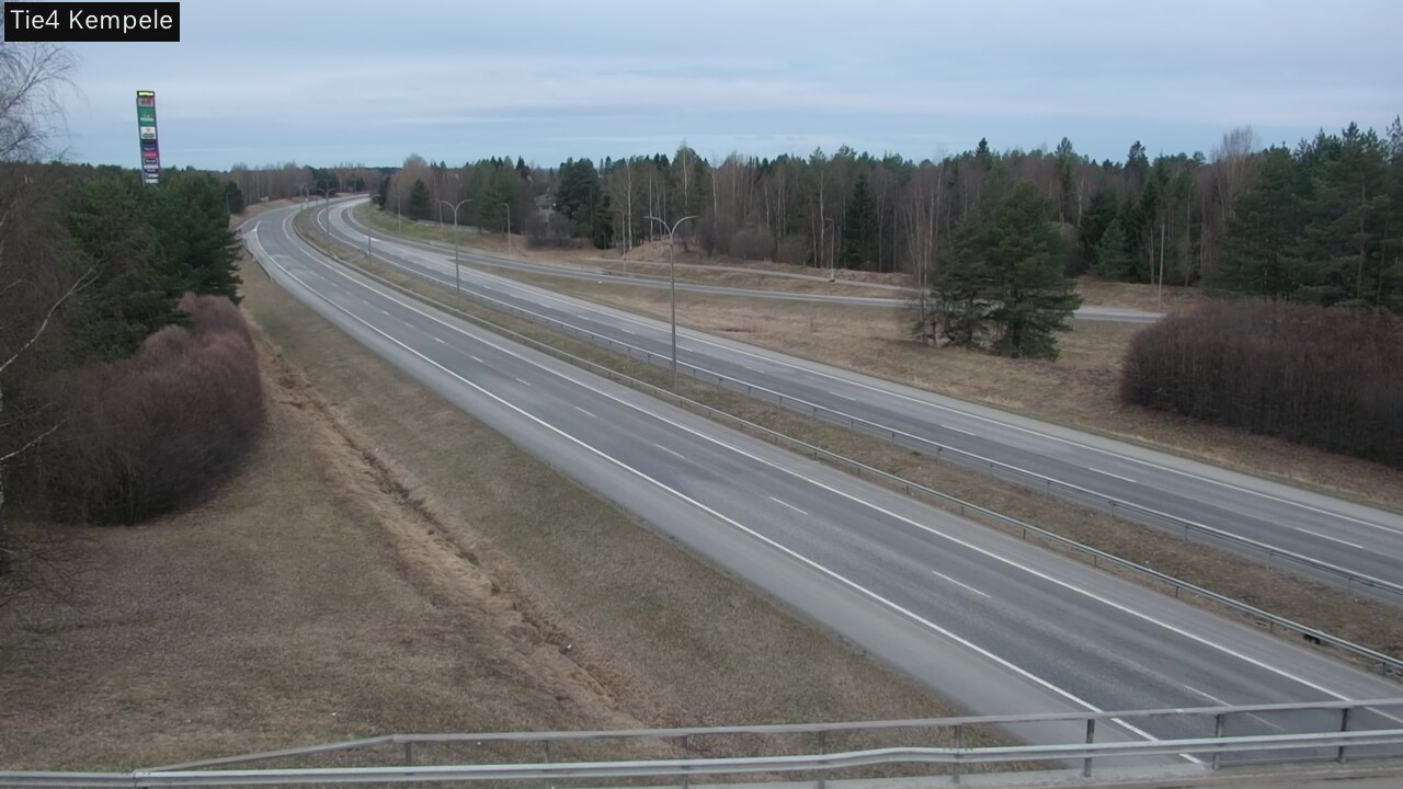 Weather Camera Image Road 4 Kempele, Zeppelin, Kempele, Pohjois-Pohjanmaa
