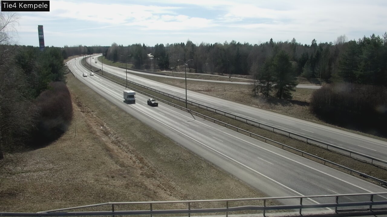 Weather Camera Image Väg 4 Kempele, Zeppelin, Kempele, Pohjois-Pohjanmaa