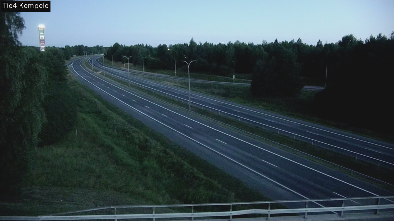 Weather Camera Image Väg 4 Kempele, Zeppelin, Kempele, Pohjois-Pohjanmaa